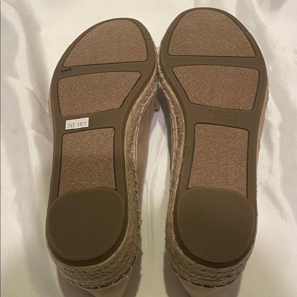 NEW Beige Espadrille Flats - Picture 4 of 4